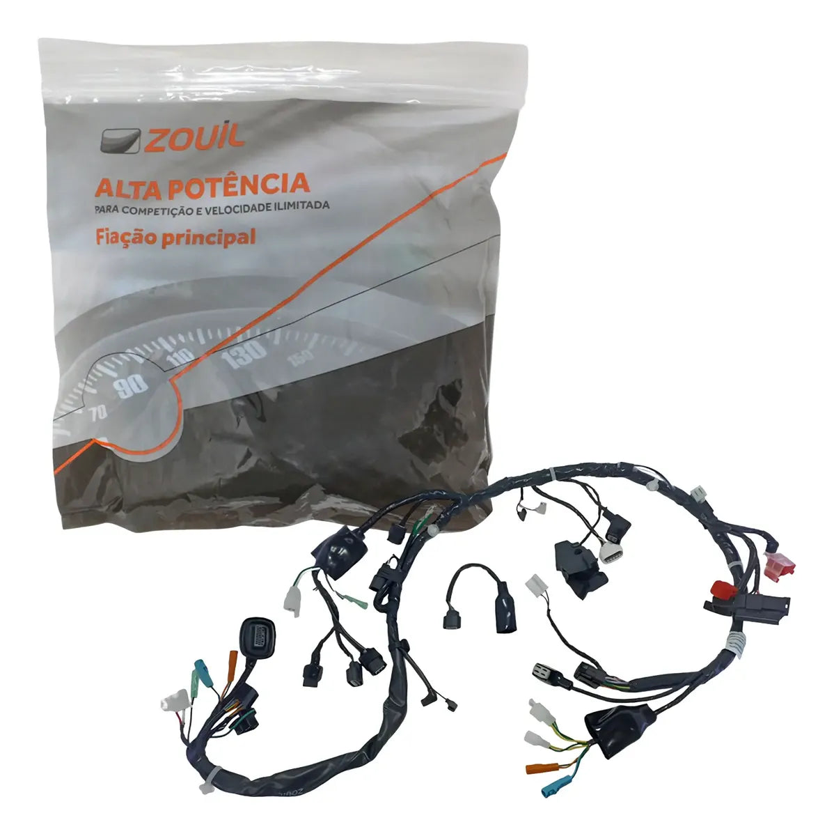CHICOTE FIAÇÃO PRINCIPAL FAN/TITAN/CARGO FLEX 160 18-21 3MTB101875 (50227) ZOUIL