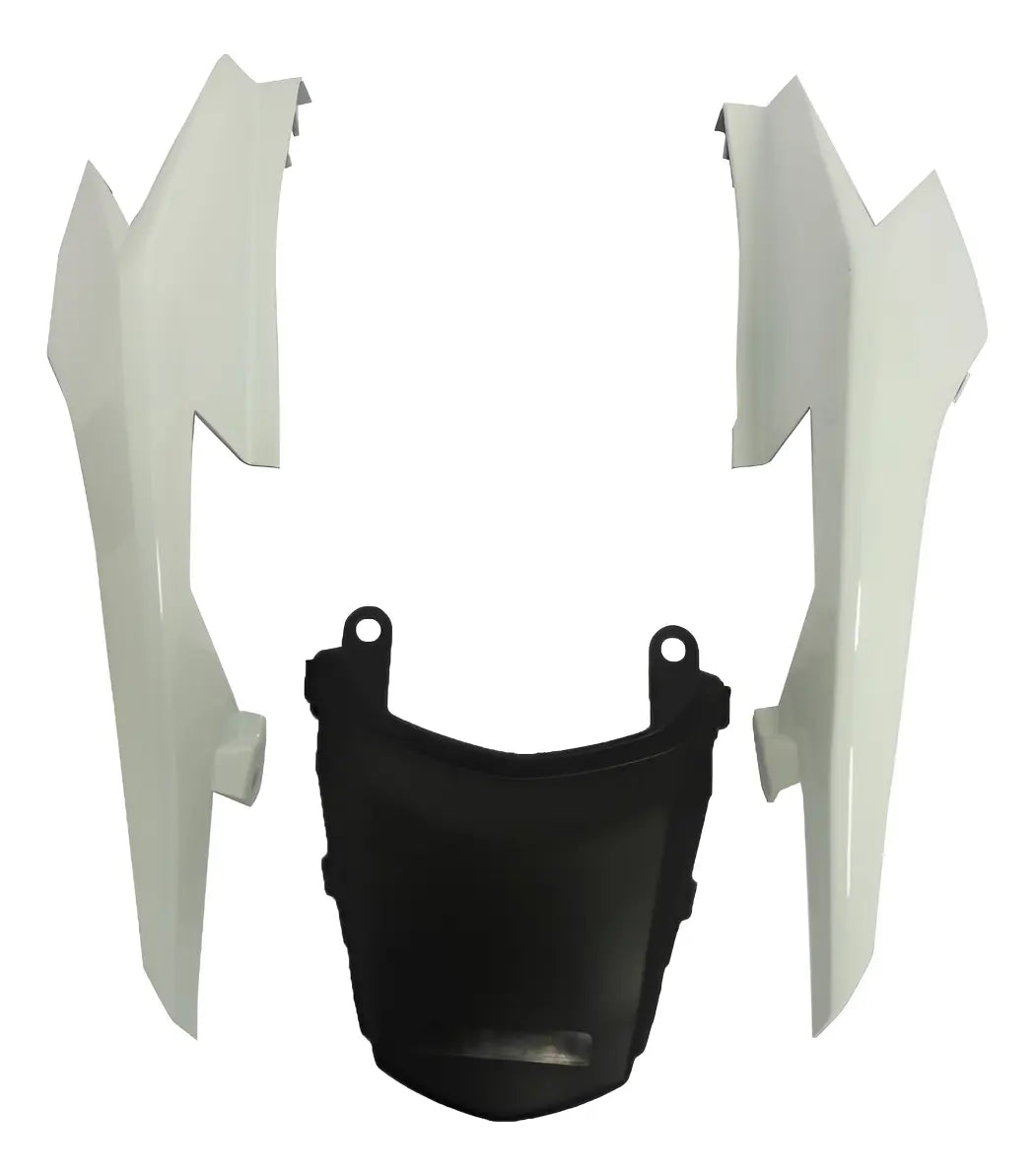 RABETA COMPLETA (KIT 3 PEÇAS SEM ADESIVO) TITAN 160 16-17 BRANCO+PRETO FOSCO (42505) SPORTIVE