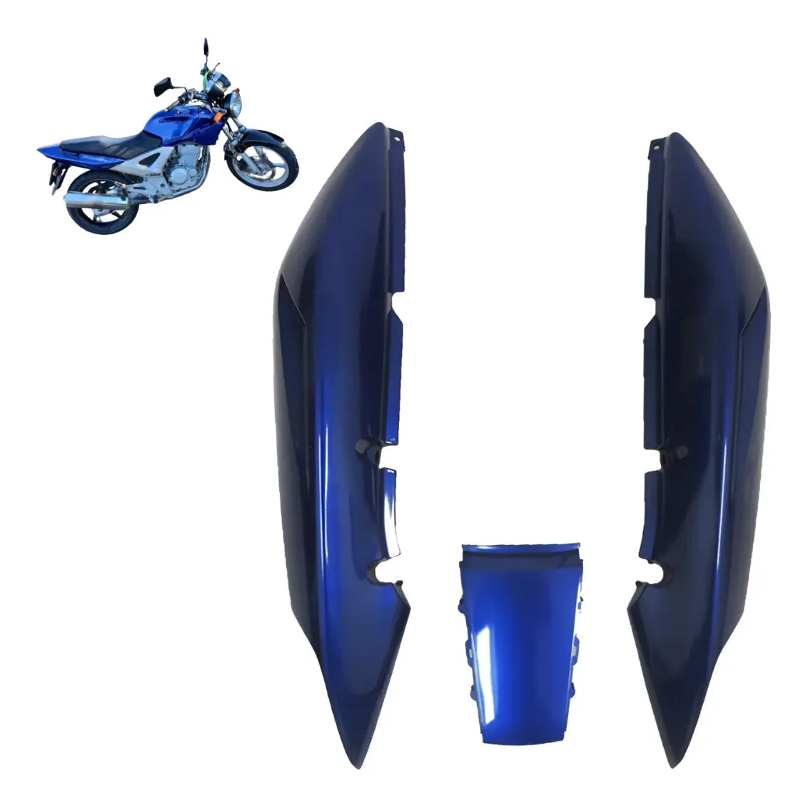 RABETA COMPLETA (KIT 3 PEÇAS SEM ADESIVO) CBX 250 TWISTER 04 AZUL (46431) SPORTIVE