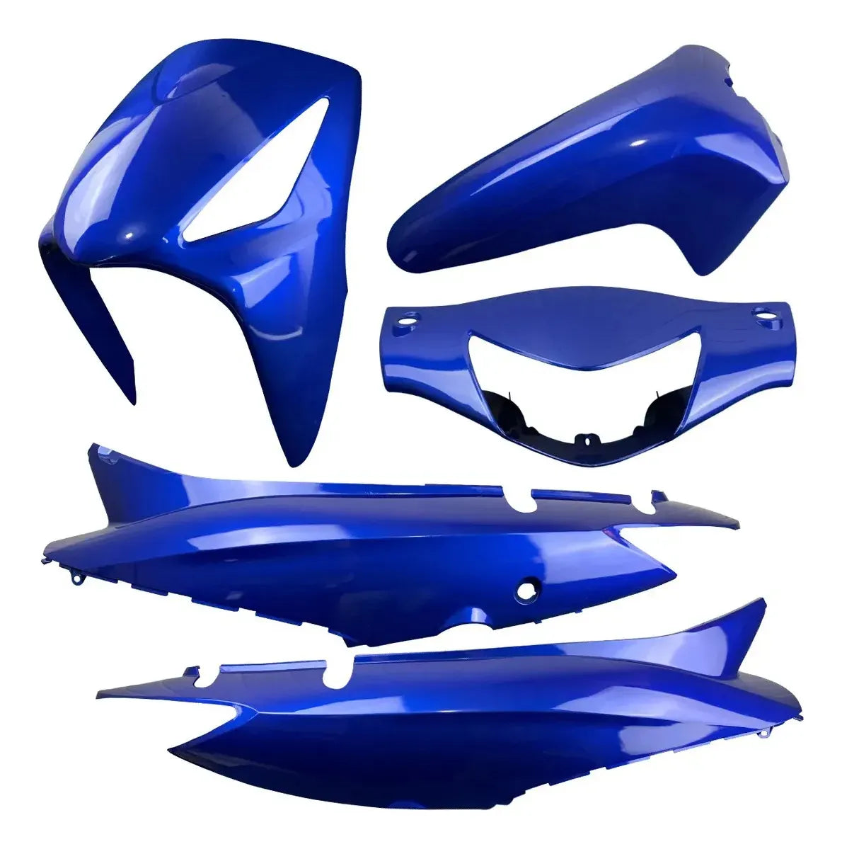 CARENAGEM CONJUNTO COMPLETO BIZ 125 07 AZUL - SPORTIVE