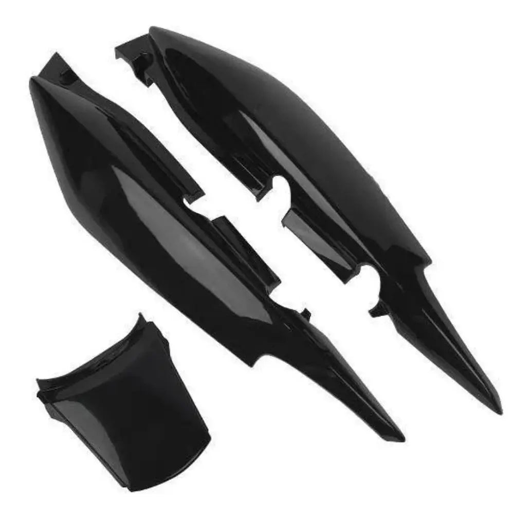 RABETA COMPLETA (KIT 3 PEÇAS SEM ADESIVO) PRETO INJETADO FAN 125 09-13 (53937) 6890001 SPORTIVE