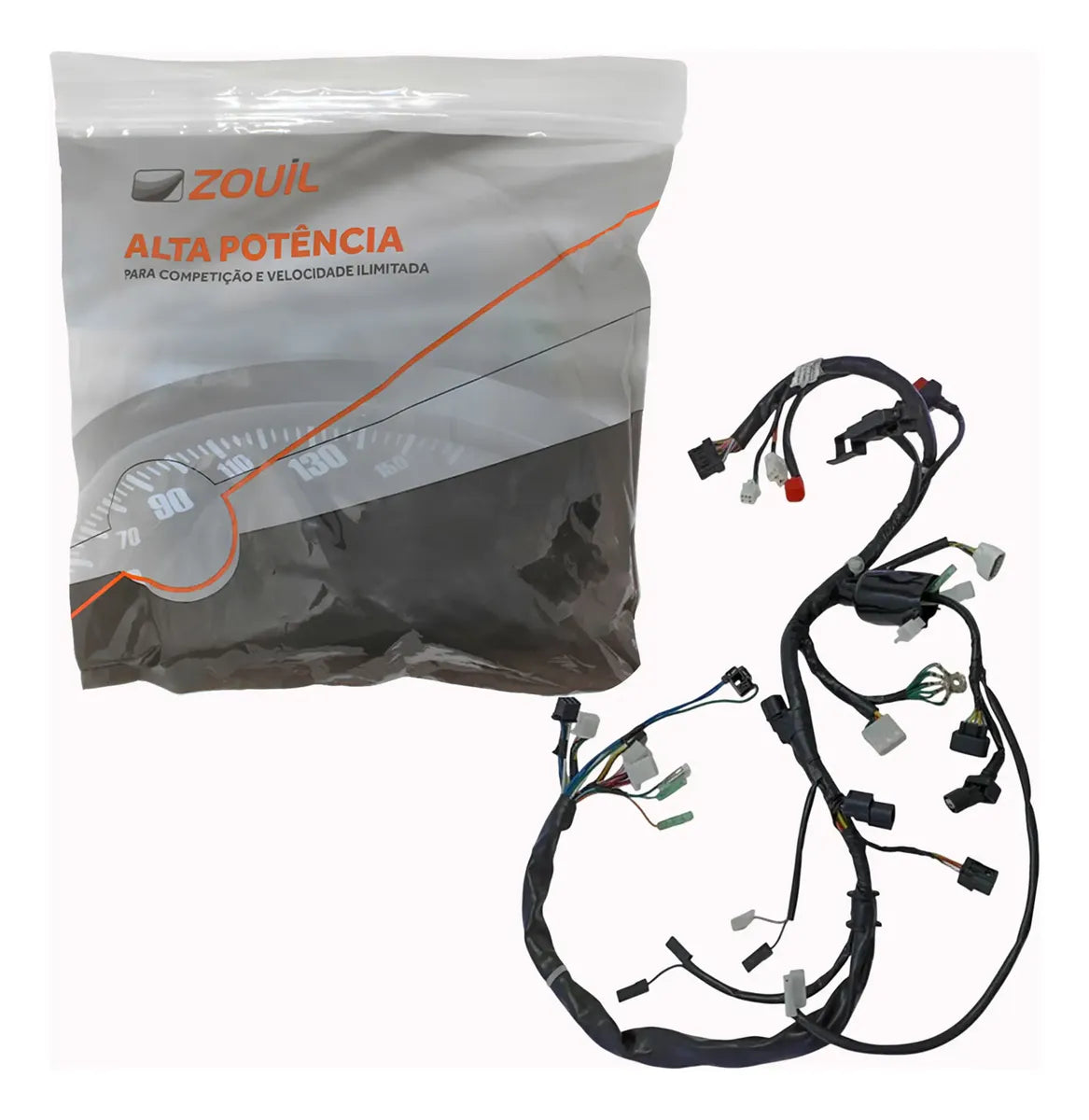 CHICOTE FIAÇÃO PRINCIPAL FAN 150 ESi 11 (FLEX) PARA SENSOR DE INCLINAÇÃO DE 3 PINOS 3MTB100715 (46909) ZOUIL