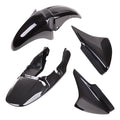 KIT CONJUNTO PLÁSTICO (RABETA/TAMPA LATERAL/PARALAMA DIANTEIRO) TITAN 150 04-08 PRETO INJETADO WESTER