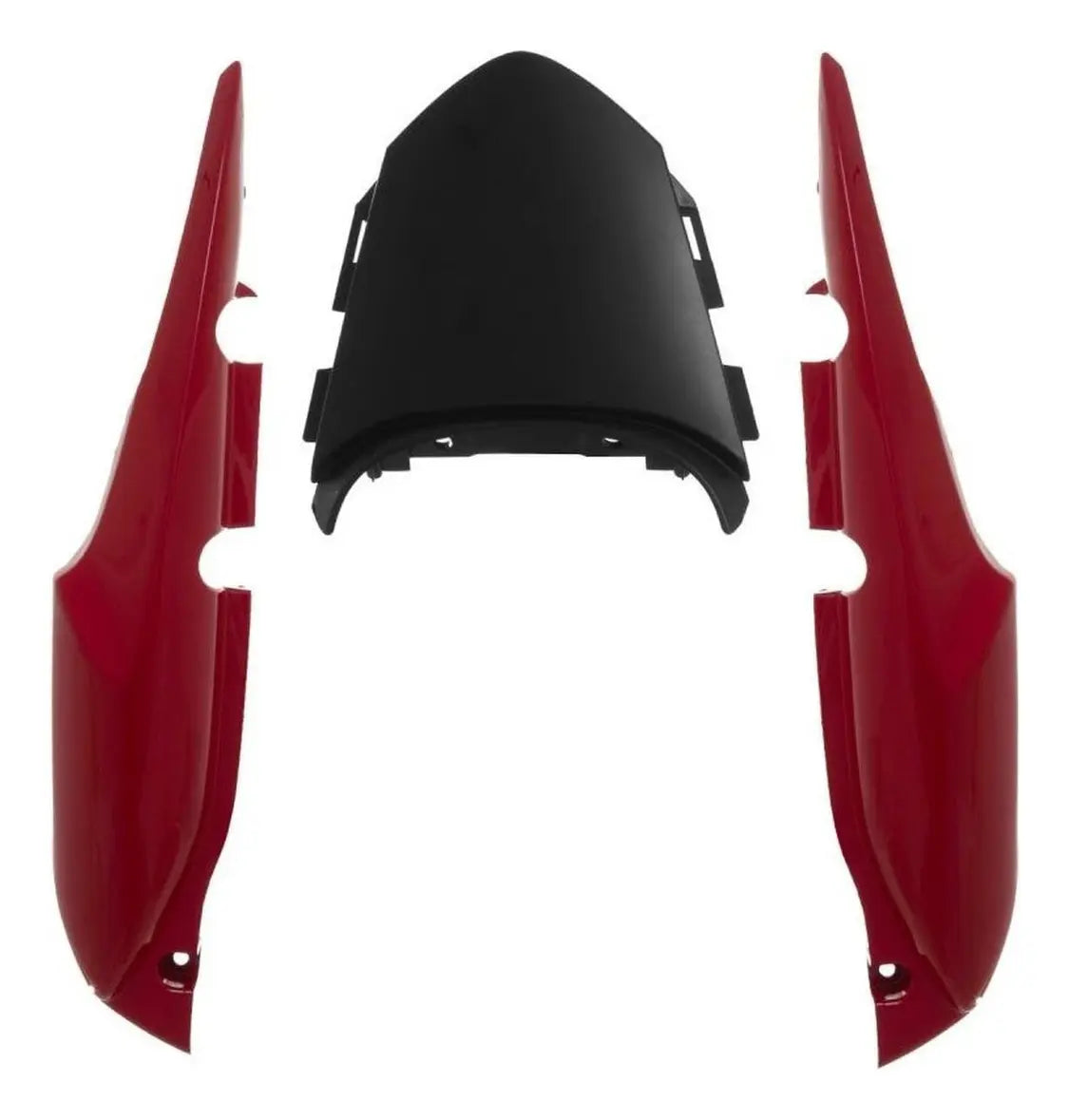 RABETA COMPLETA (KIT 3 PEÇAS SEM ADESIVO) TITAN/FAN 150 11-12 VERMELHO+PRETO 6830012 (46419) SPORTIVE