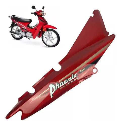 RABETA LADO DIREITO (COM ADESIVO) VERMELHO SHINERAY XY 50 PHOENIX X050PHO10C116V0 ORIGINAL SHINERAY