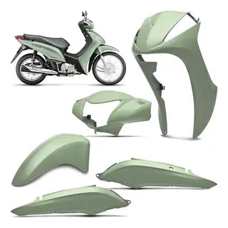CARENAGEM CONJUNTO COMPLETO BIZ 125 11 VERDE - SPORTIVE