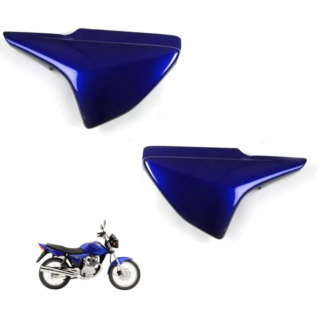 TAMPA LATERAL ( PAR ) TITAN 150 05-06 AZUL (46593) SPORTIVE