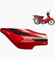 TAMPA LATERAL LADO DIREITO SHINERAY PHOENIX 50 VERMELHO X050PHO10C142V0 ORIGINAL SHINERAY