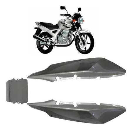 RABETA COMPLETA (KIT 3 PEÇAS SEM ADESIVO) CBX 250 TWISTER 08 PRATA 6070010 SPORTIVE