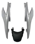 RABETA COMPLETA (KIT 3 PEÇAS SEM ADESIVO) PRATA METÁLICO+PRETO FOSCO TITAN 160 22-23 (48366) 9500005 SPORTIVE