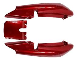 RABETA COMPLETA (KIT 3 PEÇAS SEM ADESIVO) VERMELHO YBR 125 05-08 (43908) 206A012 SPORTIVE