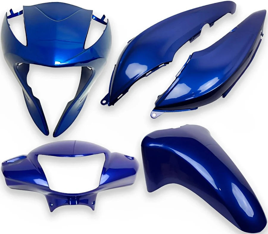 CARENAGEM CONJUNTO COMPLETO BIZ 125 + EX 11 AZUL - SPORTIVE