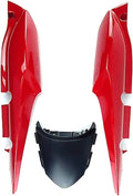 RABETA COMPLETA (KIT 3 PEÇAS SEM ADESIVO) TITAN 150 10 VERMELHO GUARAU+PRETO (46404) SPORTIVE